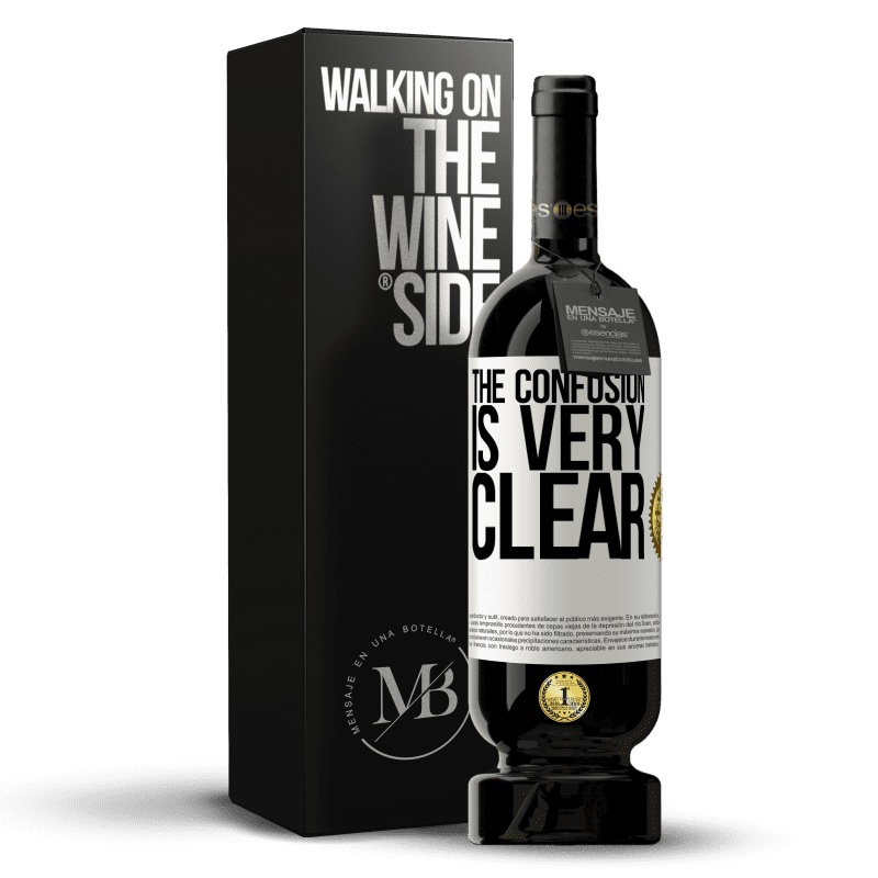 49,95 € Free Shipping | Red Wine Premium Edition MBS® Reserve The confusion is very clear White Label. Customizable label Reserve 12 Months Harvest 2014 Tempranillo