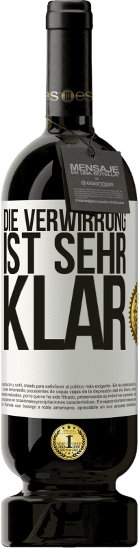 49,95 € Kostenloser Versand | Rotwein Premium Ausgabe MBS® Reserve Die Verwirrung ist sehr klar Weißes Etikett. Anpassbares Etikett Reserve 12 Monate Ernte 2014 Tempranillo