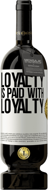 49,95 € 送料無料 | 赤ワイン プレミアム版 MBS® 予約する 忠誠心は忠誠心とともに支払われる ホワイトラベル. カスタマイズ可能なラベル 予約する 12 月 収穫 2016 Tempranillo