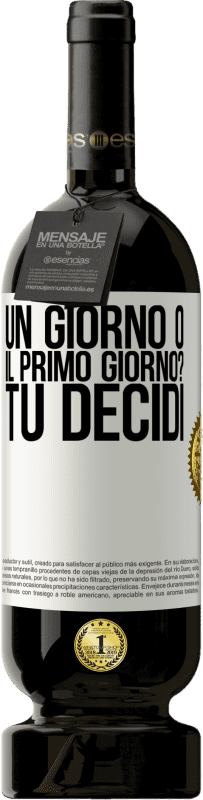 49,95 € | Vino rosso Edizione Premium MBS® Riserva un giorno o il primo giorno? Tu decidi Etichetta Bianca. Etichetta personalizzabile Riserva 12 Mesi Raccogliere 2015 Tempranillo