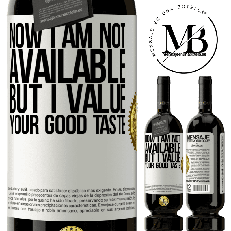 49,95 € Free Shipping | Red Wine Premium Edition MBS® Reserve Now I am not available, but I value your good taste White Label. Customizable label Reserve 12 Months Harvest 2015 Tempranillo