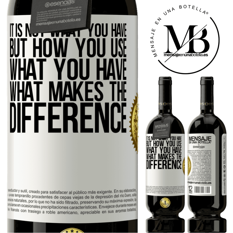 29,95 € Free Shipping | Red Wine Premium Edition MBS® Reserva It is not what you have, but how you use what you have, what makes the difference White Label. Customizable label Reserva 12 Months Harvest 2014 Tempranillo