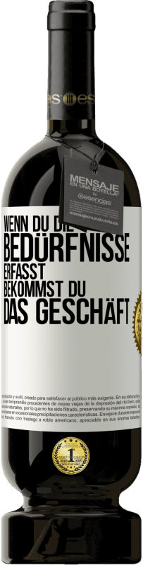 49,95 € Kostenloser Versand | Rotwein Premium Ausgabe MBS® Reserve Wenn du die Bedürfnisse erfasst, bekommst du das Geschäft Weißes Etikett. Anpassbares Etikett Reserve 12 Monate Ernte 2016 Tempranillo