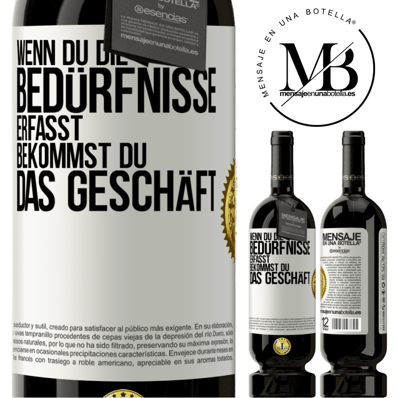 49,95 € Kostenloser Versand | Rotwein Premium Ausgabe MBS® Reserve Wenn du die Bedürfnisse erfasst, bekommst du das Geschäft Weißes Etikett. Anpassbares Etikett Reserve 12 Monate Ernte 2014 Tempranillo