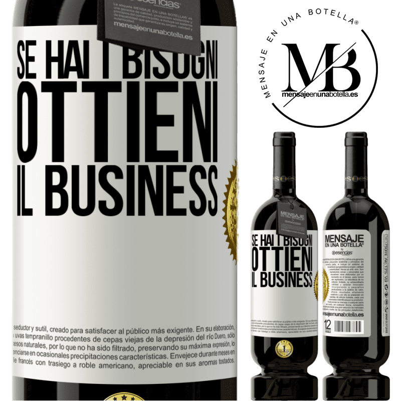 49,95 € Spedizione Gratuita | Vino rosso Edizione Premium MBS® Riserva Se hai i bisogni, ottieni il business Etichetta Bianca. Etichetta personalizzabile Riserva 12 Mesi Raccogliere 2014 Tempranillo