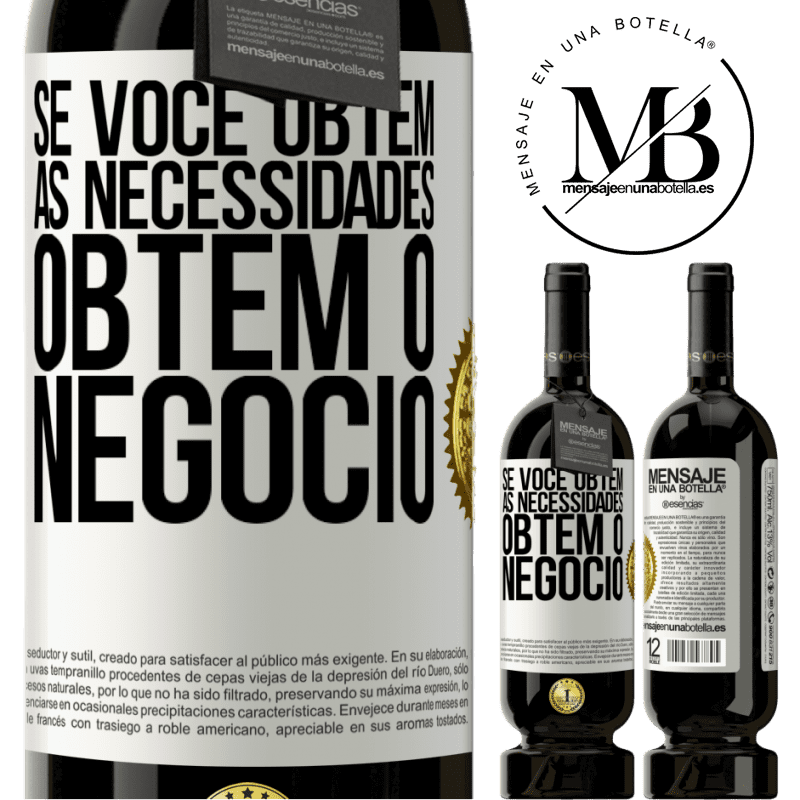 49,95 € Envio grátis | Vinho tinto Edição Premium MBS® Reserva Se você obtém as necessidades, obtém o negócio Etiqueta Branca. Etiqueta personalizável Reserva 12 Meses Colheita 2014 Tempranillo