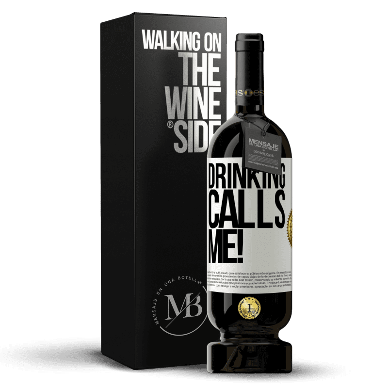 49,95 € Free Shipping | Red Wine Premium Edition MBS® Reserve drinking calls me! White Label. Customizable label Reserve 12 Months Harvest 2015 Tempranillo