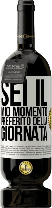 49,95 € Spedizione Gratuita | Vino rosso Edizione Premium MBS® Riserva Sei il mio momento preferito della giornata Etichetta Bianca. Etichetta personalizzabile Riserva 12 Mesi Raccogliere 2014 Tempranillo