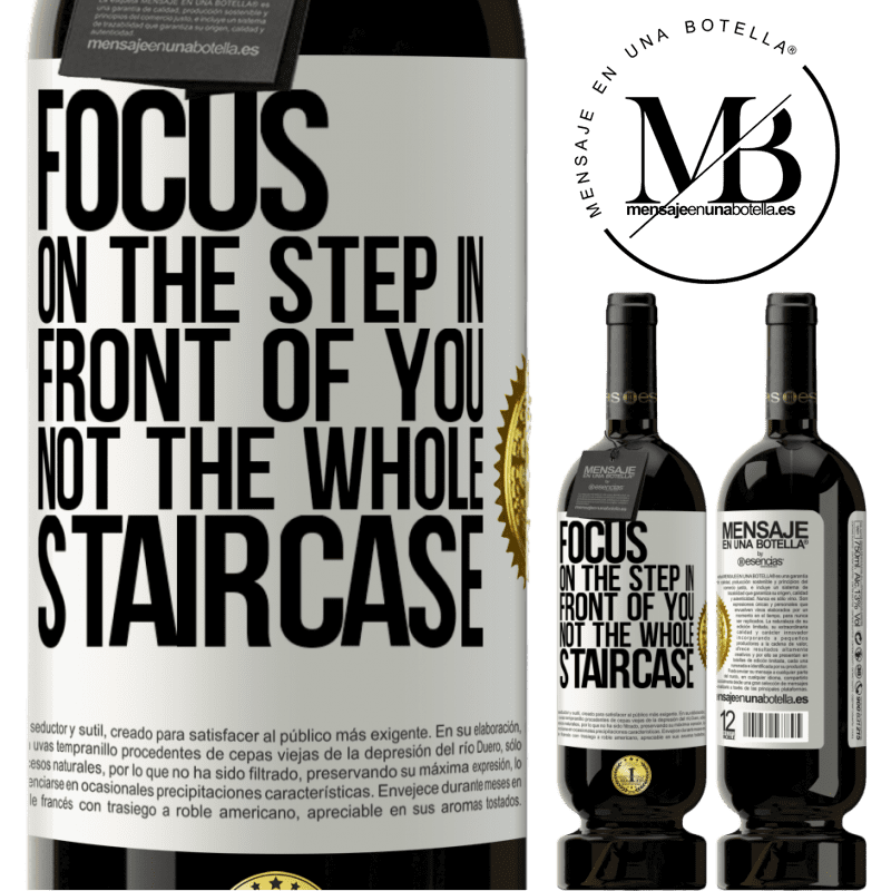 29,95 € Free Shipping | Red Wine Premium Edition MBS® Reserva Focus on the step in front of you, not the whole staircase White Label. Customizable label Reserva 12 Months Harvest 2014 Tempranillo