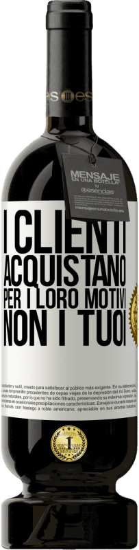 49,95 € | Vino rosso Edizione Premium MBS® Riserva I clienti acquistano per i loro motivi, non i tuoi Etichetta Bianca. Etichetta personalizzabile Riserva 12 Mesi Raccogliere 2015 Tempranillo