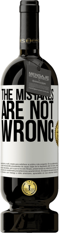 49,95 € 送料無料 | 赤ワイン プレミアム版 MBS® 予約する 間違いは間違っていません ホワイトラベル. カスタマイズ可能なラベル 予約する 12 月 収穫 2016 Tempranillo