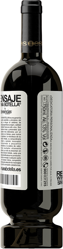 49,95 € | Vin rouge Édition Premium MBS® Réserve Tu es le vin que je veux Étiquette Blanche. Étiquette personnalisable Réserve 12 Mois Récolte 2016 Tempranillo