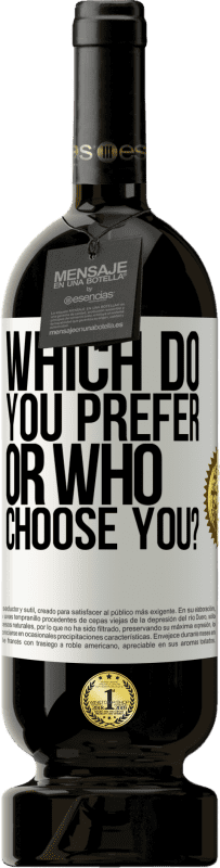 49,95 € Бесплатная доставка | Красное вино Premium Edition MBS® Бронировать что вы предпочитаете, или кто выбирает вас? Белая этикетка. Настраиваемая этикетка Бронировать 12 Месяцы Урожай 2016 Tempranillo