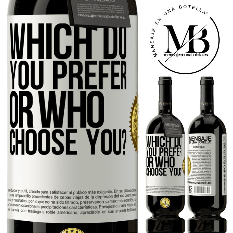 49,95 € Free Shipping | Red Wine Premium Edition MBS® Reserve which do you prefer, or who choose you? White Label. Customizable label Reserve 12 Months Harvest 2014 Tempranillo