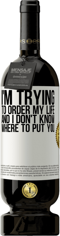 «Я пытаюсь упорядочить свою жизнь, и я не знаю, куда тебя посадить» Premium Edition MBS® Бронировать