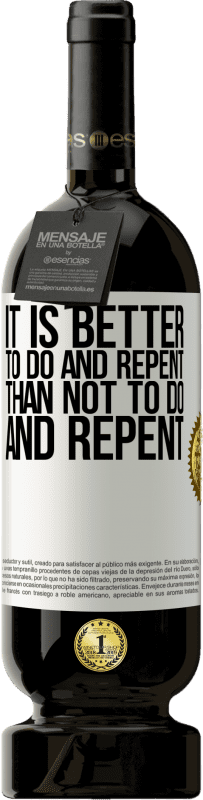 «It is better to do and repent, than not to do and repent» Premium Edition MBS® Reserve