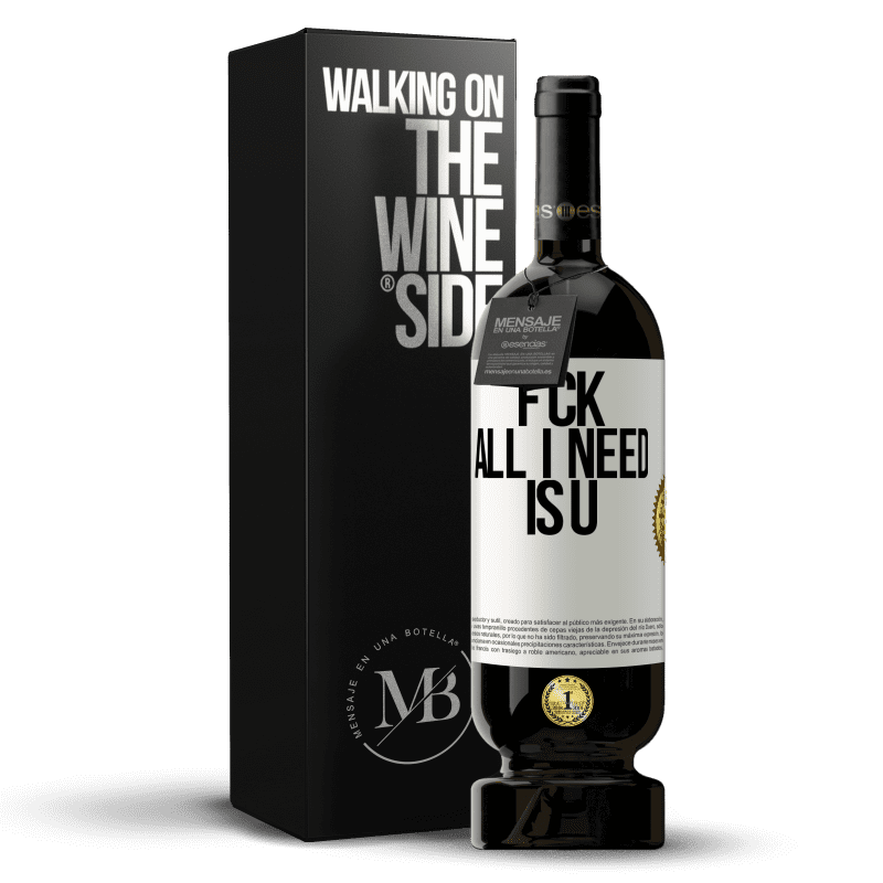 49,95 € Kostenloser Versand | Rotwein Premium Ausgabe MBS® Reserve F CK. All I need is U Weißes Etikett. Anpassbares Etikett Reserve 12 Monate Ernte 2016 Tempranillo