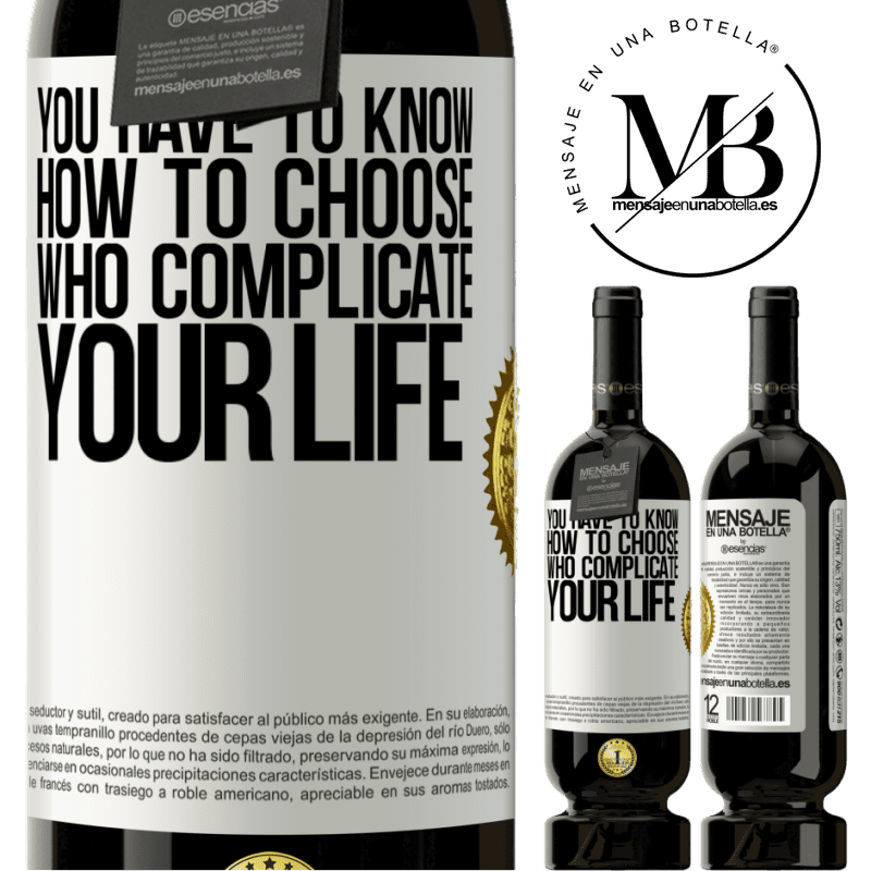 29,95 € Free Shipping | Red Wine Premium Edition MBS® Reserva You have to know how to choose who complicate your life White Label. Customizable label Reserva 12 Months Harvest 2014 Tempranillo
