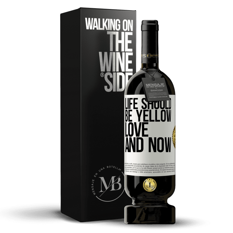 49,95 € Free Shipping | Red Wine Premium Edition MBS® Reserve Life should be yellow. Love and now White Label. Customizable label Reserve 12 Months Harvest 2014 Tempranillo