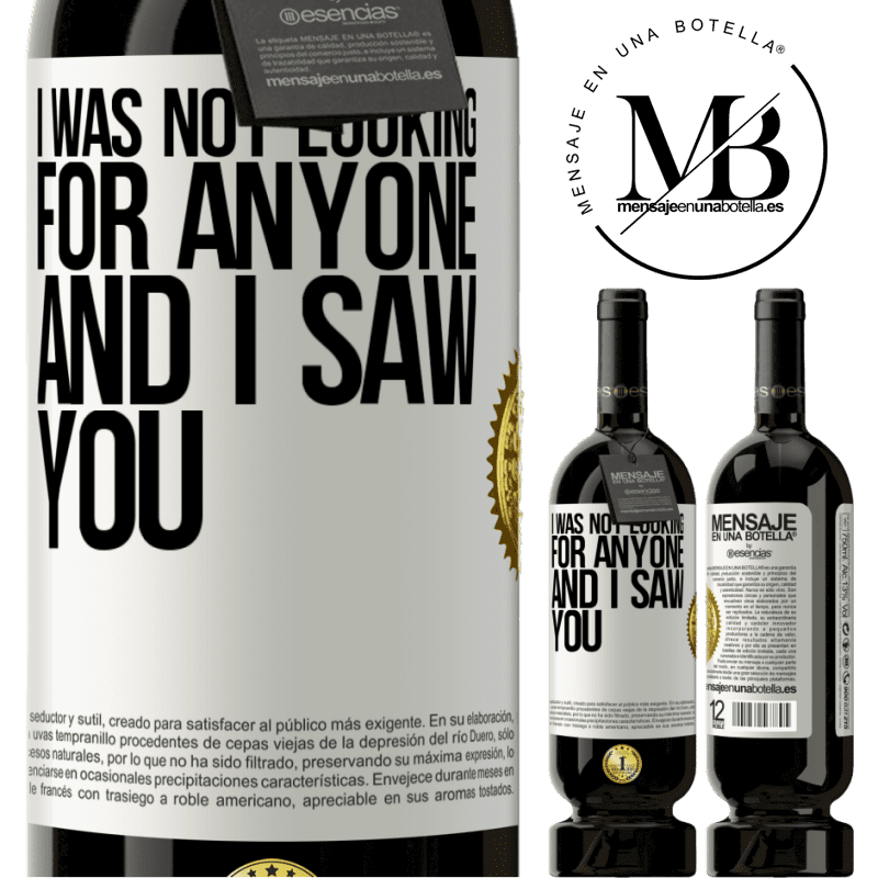 29,95 € Free Shipping | Red Wine Premium Edition MBS® Reserva I was not looking for anyone and I saw you White Label. Customizable label Reserva 12 Months Harvest 2014 Tempranillo