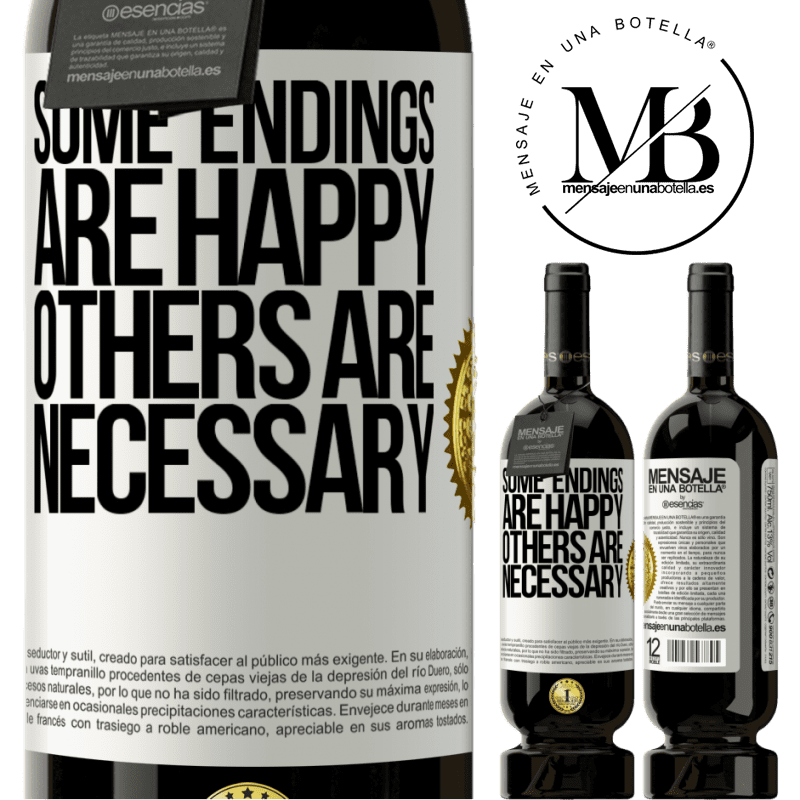 49,95 € Free Shipping | Red Wine Premium Edition MBS® Reserve Some endings are happy. Others are necessary White Label. Customizable label Reserve 12 Months Harvest 2015 Tempranillo
