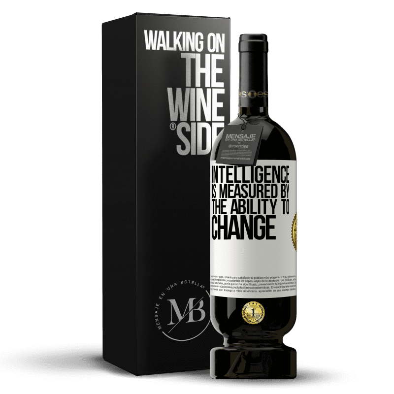 49,95 € Free Shipping | Red Wine Premium Edition MBS® Reserve Intelligence is measured by the ability to change White Label. Customizable label Reserve 12 Months Harvest 2015 Tempranillo