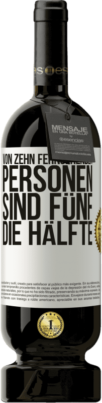 49,95 € | Rotwein Premium Ausgabe MBS® Reserve Von zehn fernsehenden Personen sind fünf die Hälfte Weißes Etikett. Anpassbares Etikett Reserve 12 Monate Ernte 2015 Tempranillo