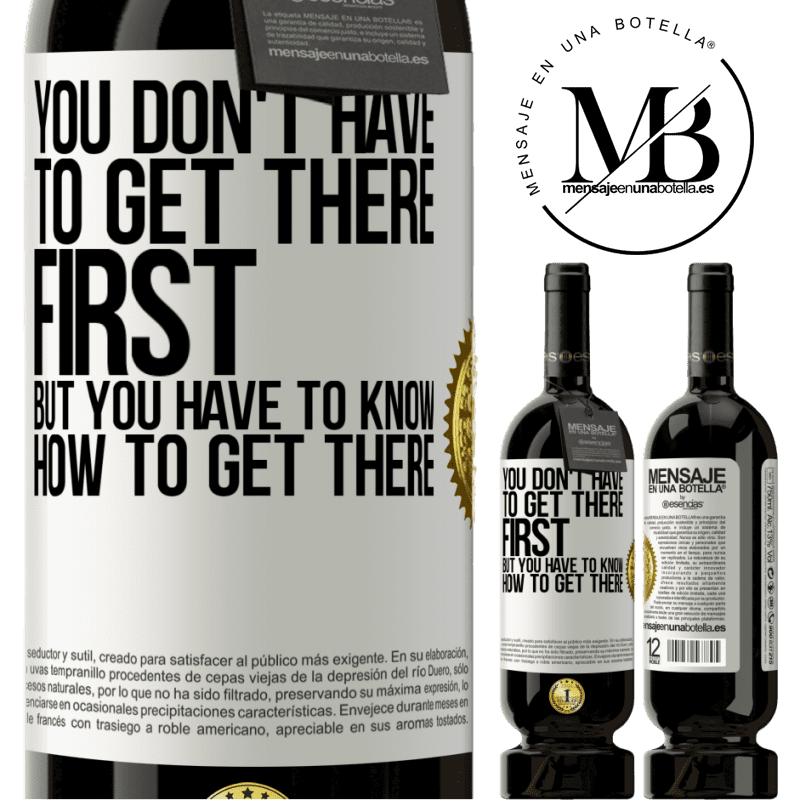 29,95 € Free Shipping | Red Wine Premium Edition MBS® Reserva You don't have to get there first, but you have to know how to get there White Label. Customizable label Reserva 12 Months Harvest 2014 Tempranillo