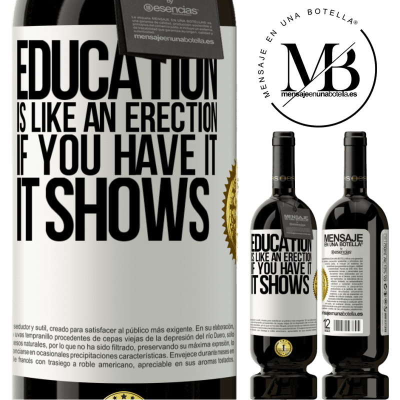 49,95 € Free Shipping | Red Wine Premium Edition MBS® Reserve Education is like an erection. If you have it, it shows White Label. Customizable label Reserve 12 Months Harvest 2014 Tempranillo