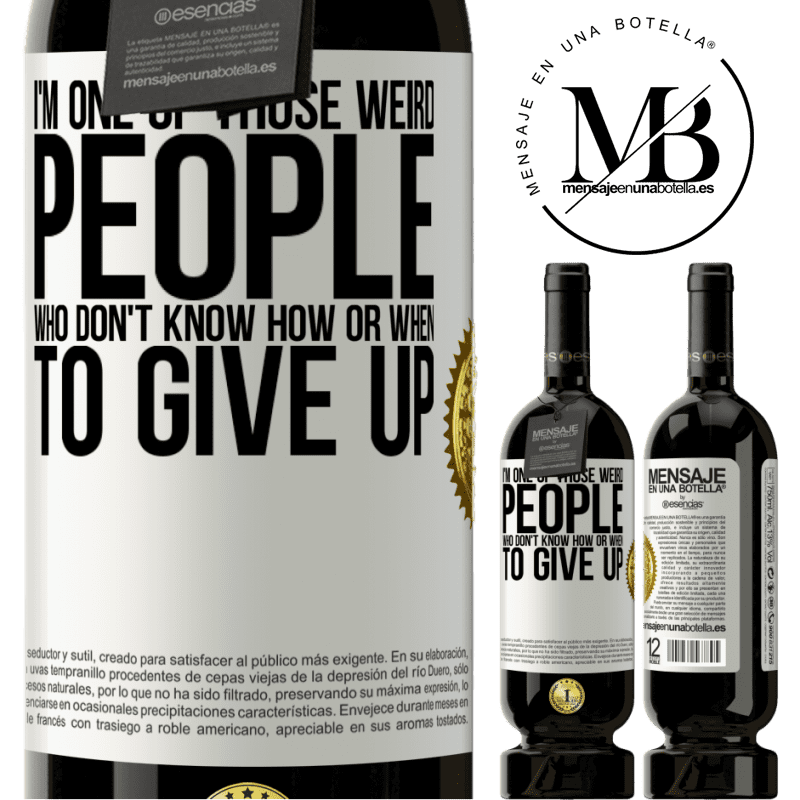 29,95 € Free Shipping | Red Wine Premium Edition MBS® Reserva I'm one of those weird people who don't know how or when to give up White Label. Customizable label Reserva 12 Months Harvest 2014 Tempranillo