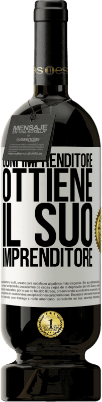 49,95 € | Vino rosso Edizione Premium MBS® Riserva Ogni imprenditore ottiene il suo imprenditore Etichetta Bianca. Etichetta personalizzabile Riserva 12 Mesi Raccogliere 2015 Tempranillo