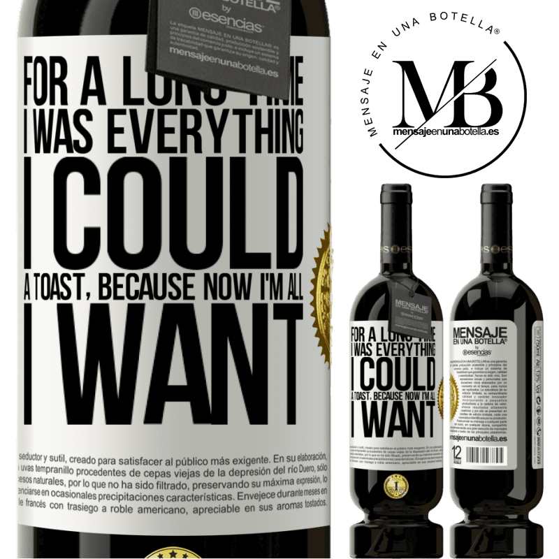 29,95 € Free Shipping | Red Wine Premium Edition MBS® Reserva For a long time I was everything I could. A toast, because now I'm all I want White Label. Customizable label Reserva 12 Months Harvest 2014 Tempranillo