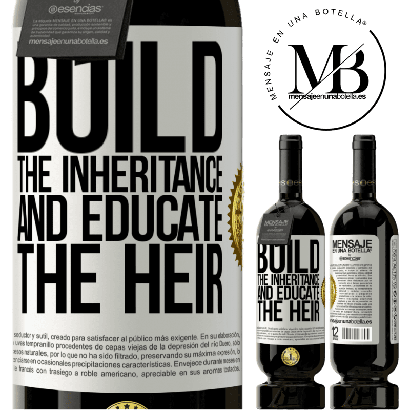 29,95 € Free Shipping | Red Wine Premium Edition MBS® Reserva Build the inheritance and educate the heir White Label. Customizable label Reserva 12 Months Harvest 2014 Tempranillo