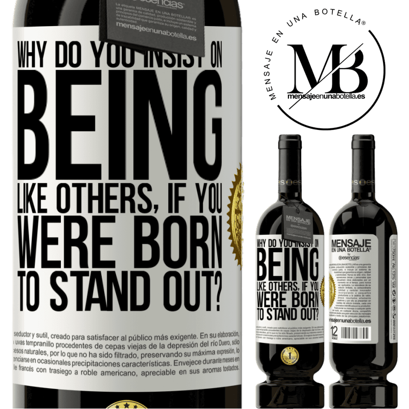 29,95 € Free Shipping | Red Wine Premium Edition MBS® Reserva why do you insist on being like others, if you were born to stand out? White Label. Customizable label Reserva 12 Months Harvest 2014 Tempranillo
