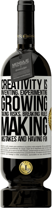 «Творчество - это изобретать, экспериментировать, расти, рисковать, нарушать правила, делать ошибки и веселиться» Premium Edition MBS® Бронировать
