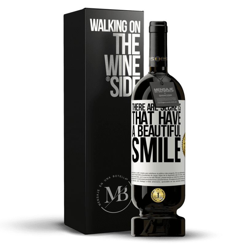 49,95 € Free Shipping | Red Wine Premium Edition MBS® Reserve There are secrets that have a beautiful smile White Label. Customizable label Reserve 12 Months Harvest 2014 Tempranillo