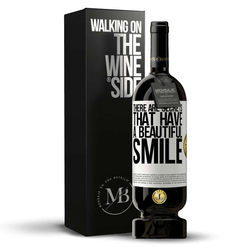 49,95 € Free Shipping | Red Wine Premium Edition MBS® Reserve There are secrets that have a beautiful smile White Label. Customizable label Reserve 12 Months Harvest 2015 Tempranillo