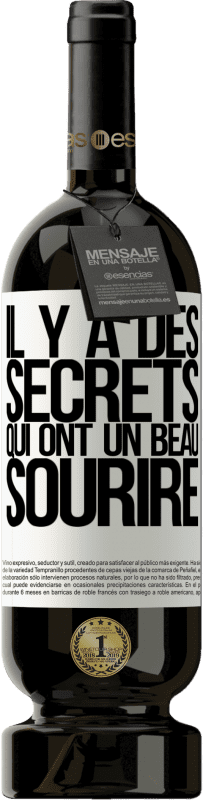 49,95 € Envoi gratuit | Vin rouge Édition Premium MBS® Réserve Il y a des secrets qui ont un beau sourire Étiquette Blanche. Étiquette personnalisable Réserve 12 Mois Récolte 2016 Tempranillo