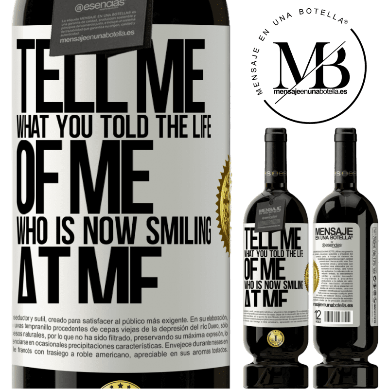 29,95 € Free Shipping | Red Wine Premium Edition MBS® Reserva Tell me what you told the life of me who is now smiling at me White Label. Customizable label Reserva 12 Months Harvest 2014 Tempranillo