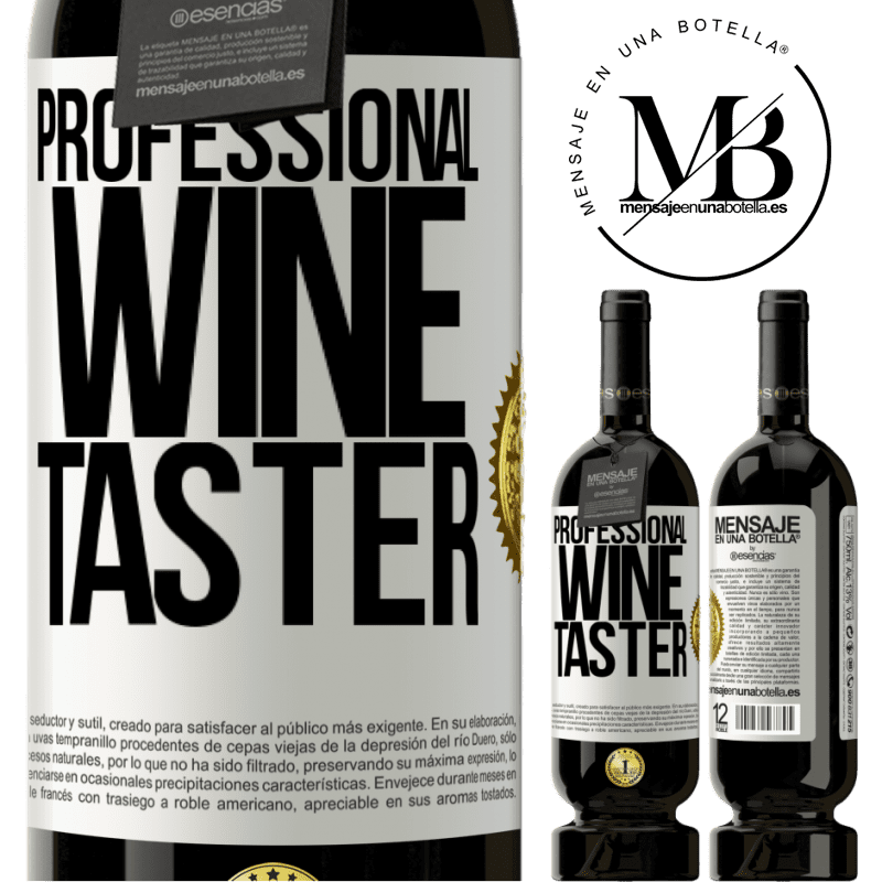 29,95 € Free Shipping | Red Wine Premium Edition MBS® Reserva Professional wine taster White Label. Customizable label Reserva 12 Months Harvest 2014 Tempranillo