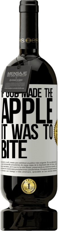 49,95 € | Красное вино Premium Edition MBS® Бронировать Если бы Бог создал яблоко, это должно было укусить Белая этикетка. Настраиваемая этикетка Бронировать 12 Месяцы Урожай 2016 Tempranillo