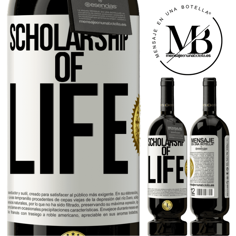 29,95 € Free Shipping | Red Wine Premium Edition MBS® Reserva Scholarship of life White Label. Customizable label Reserva 12 Months Harvest 2014 Tempranillo