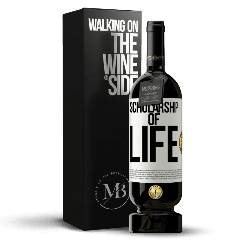 49,95 € Free Shipping | Red Wine Premium Edition MBS® Reserve Scholarship of life White Label. Customizable label Reserve 12 Months Harvest 2015 Tempranillo