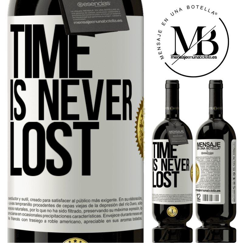 29,95 € Free Shipping | Red Wine Premium Edition MBS® Reserva Time is never lost White Label. Customizable label Reserva 12 Months Harvest 2014 Tempranillo