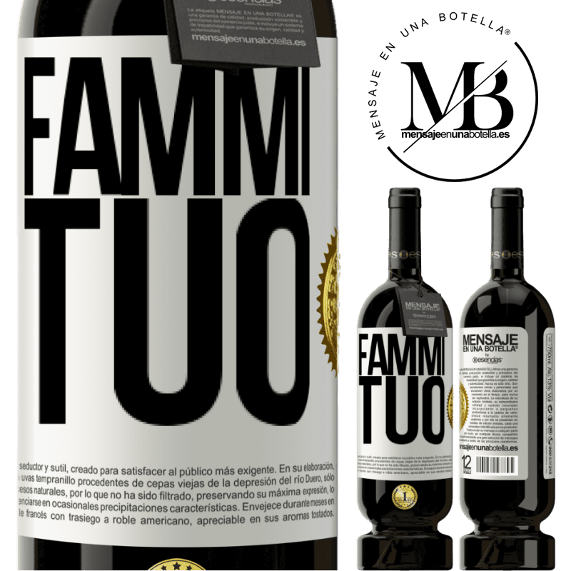 49,95 € Spedizione Gratuita | Vino rosso Edizione Premium MBS® Riserva Fammi tuo Etichetta Bianca. Etichetta personalizzabile Riserva 12 Mesi Raccogliere 2015 Tempranillo