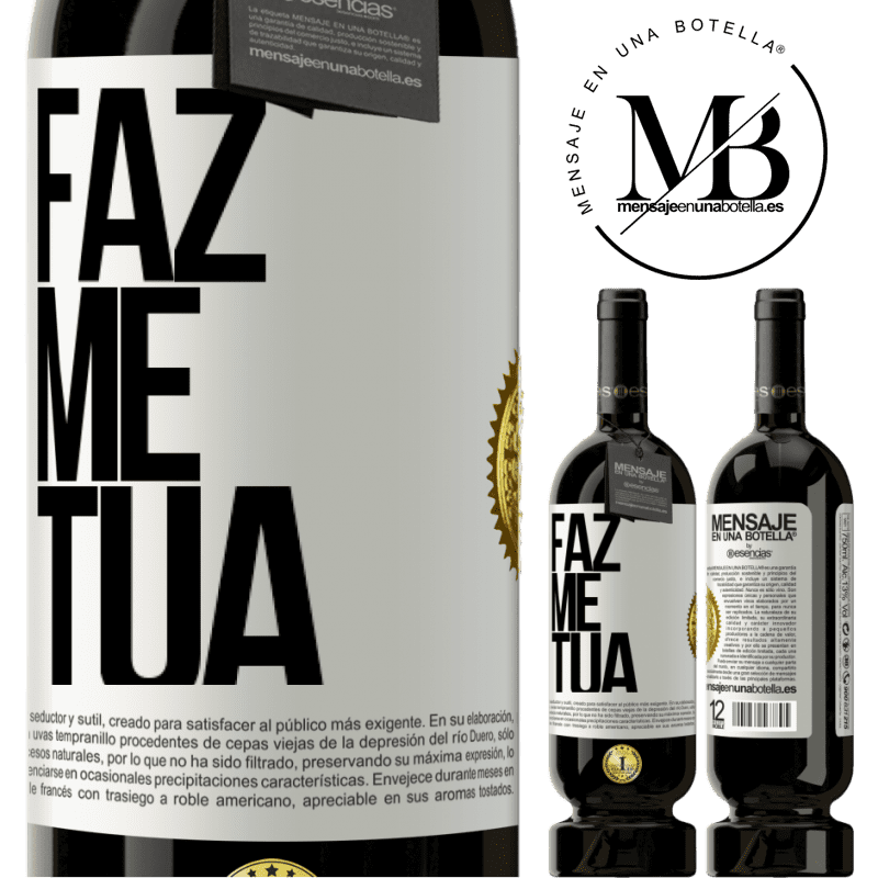 49,95 € Envio grátis | Vinho tinto Edição Premium MBS® Reserva Faz me tua Etiqueta Branca. Etiqueta personalizável Reserva 12 Meses Colheita 2015 Tempranillo