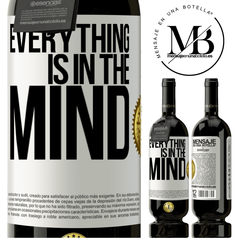 29,95 € Free Shipping | Red Wine Premium Edition MBS® Reserva Everything is in the mind White Label. Customizable label Reserva 12 Months Harvest 2014 Tempranillo