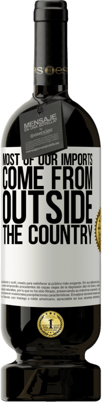 49,95 € | Red Wine Premium Edition MBS® Reserve Most of our imports come from outside the country White Label. Customizable label Reserve 12 Months Harvest 2016 Tempranillo