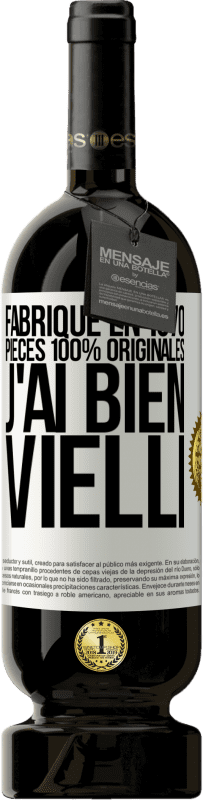 49,95 € Envoi gratuit | Vin rouge Édition Premium MBS® Réserve Fabriqué en 1970, pièces 100% originales. J'ai bien vielli Étiquette Blanche. Étiquette personnalisable Réserve 12 Mois Récolte 2016 Tempranillo