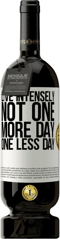 49,95 € 送料無料 | 赤ワイン プレミアム版 MBS® 予約する 集中的に生活します ホワイトラベル. カスタマイズ可能なラベル 予約する 12 月 収穫 2016 Tempranillo